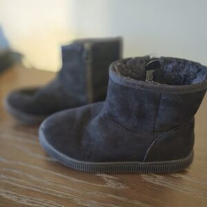 Cozy Black Kids Boots